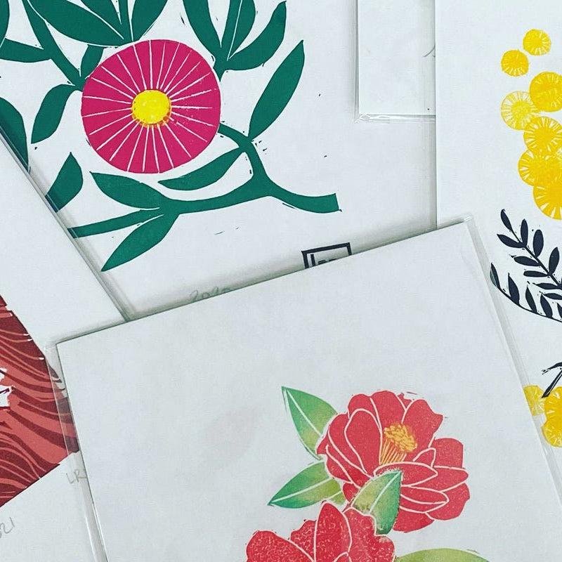 Original Linoprints - Little Rowan Redhead