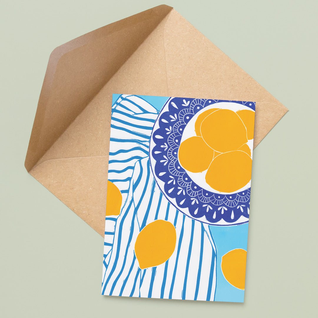 Citron - A6 Greeting Card (Wholesale) - Little Rowan Redhead