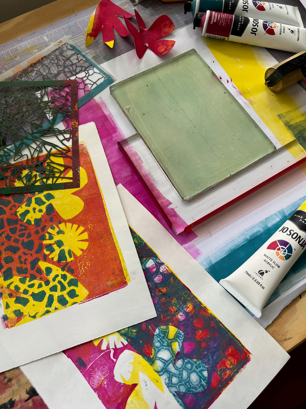 Make your own stamps AND play with gel printing! - March 9,  West Ryde