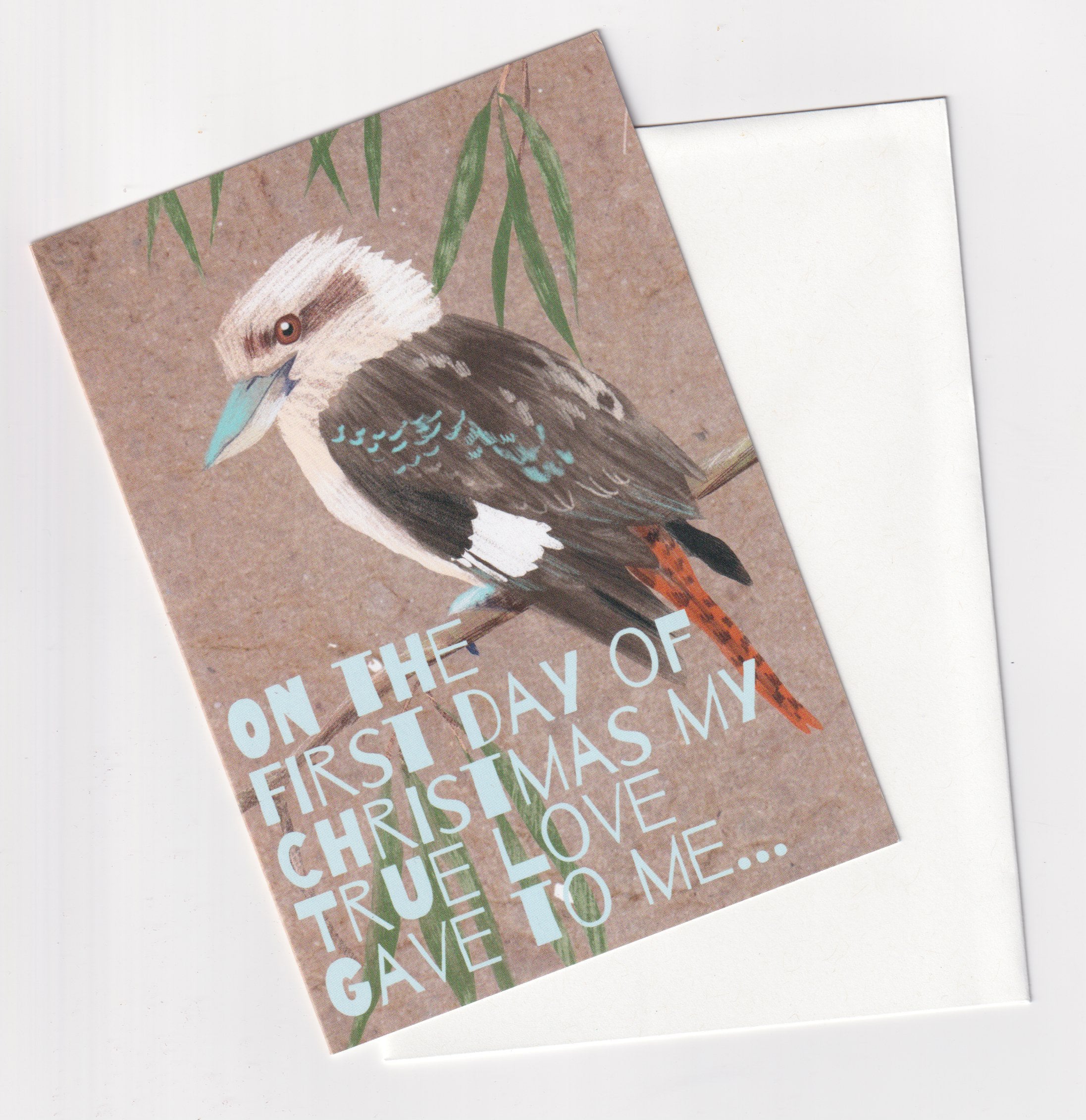 Kookaburra Christmas - A6 Greeting Card - Little Rowan Redhead