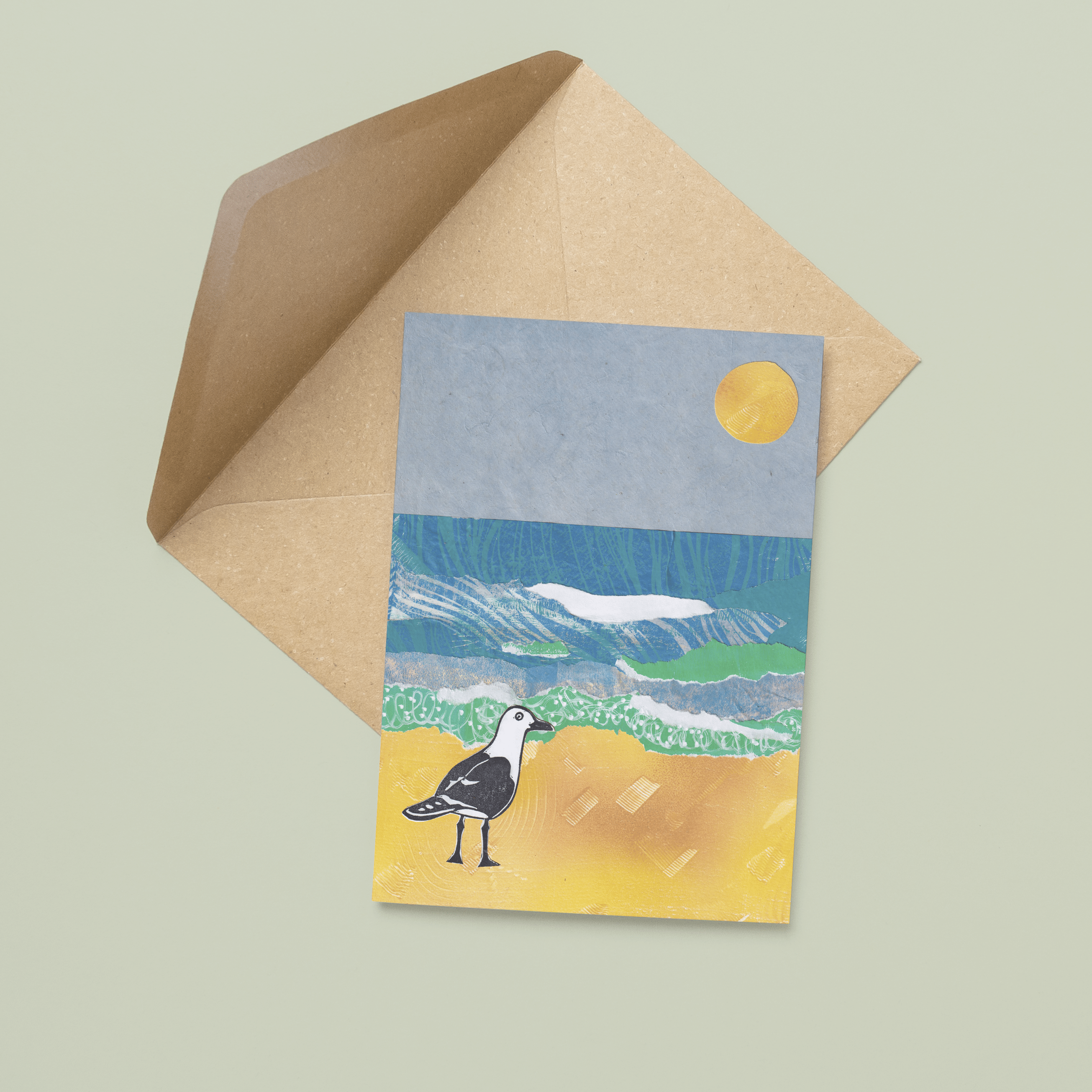 Summer Seas A6 Greeting Card - Little Rowan Redhead