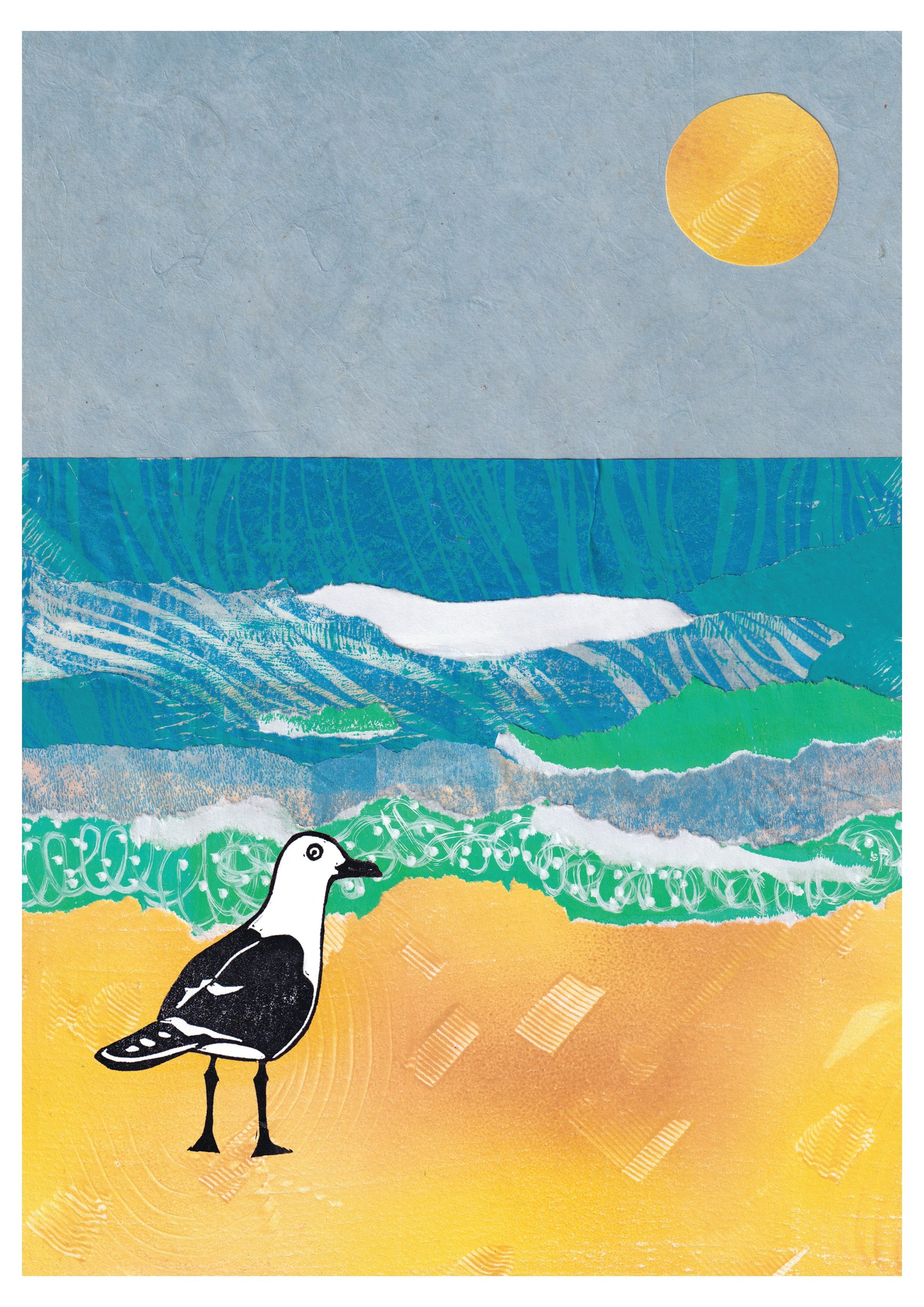 Summer Seas A6 Greeting Card - Little Rowan Redhead