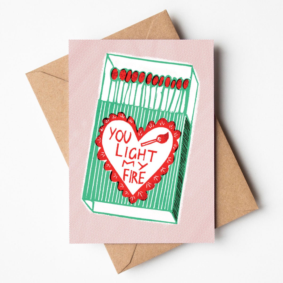 You Light My Fire - A6 Greeting Card (Wholesale) - Little Rowan Redhead