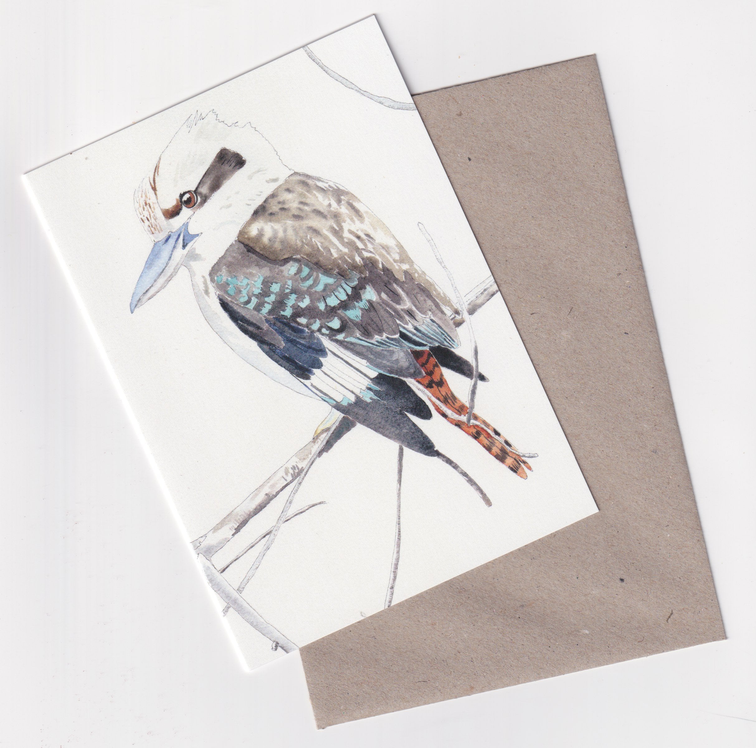 Kookaburra - A6 Greeting Card - Little Rowan Redhead