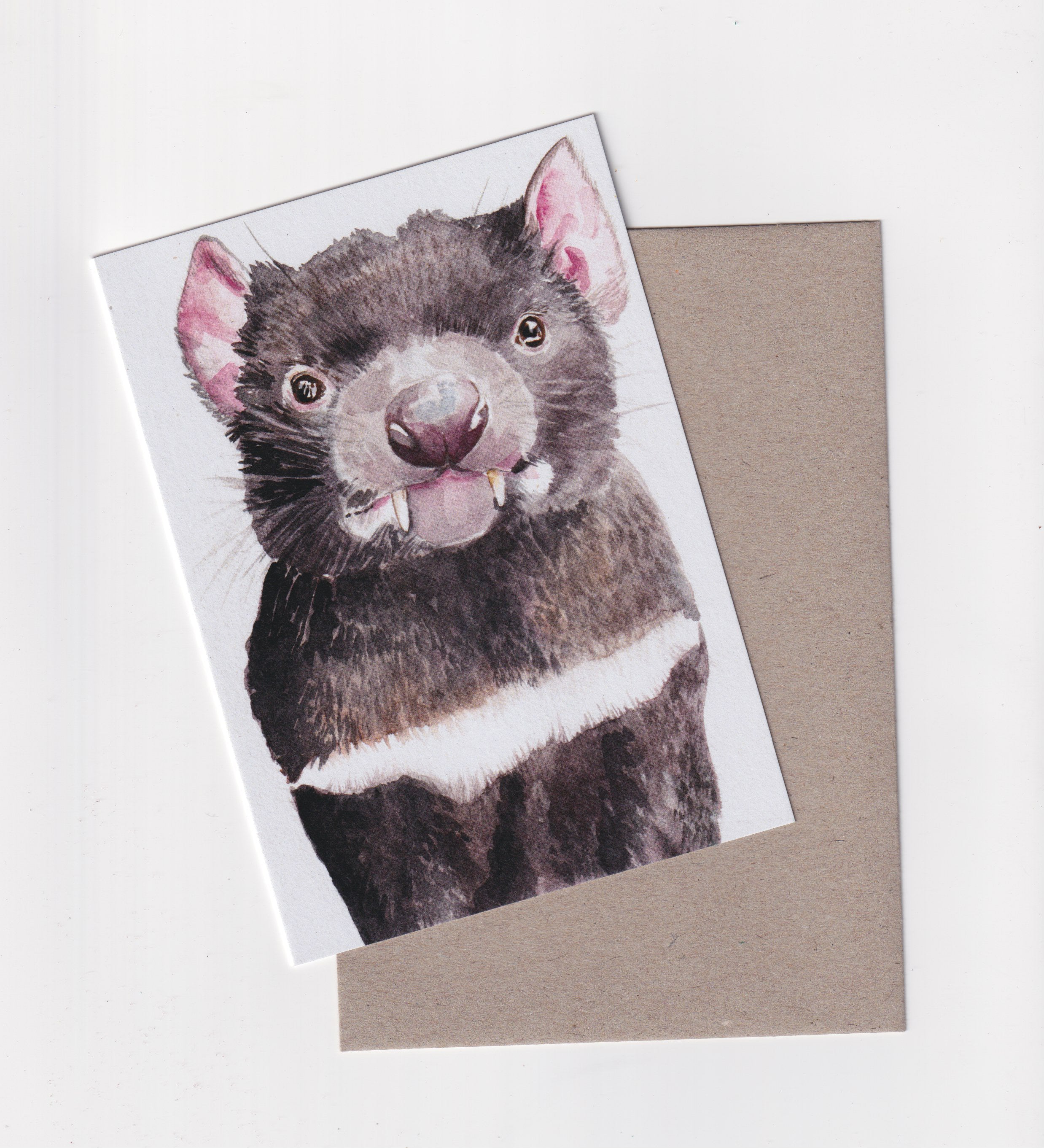 Tasmanian Devil - A6 Greeting Card - Little Rowan Redhead