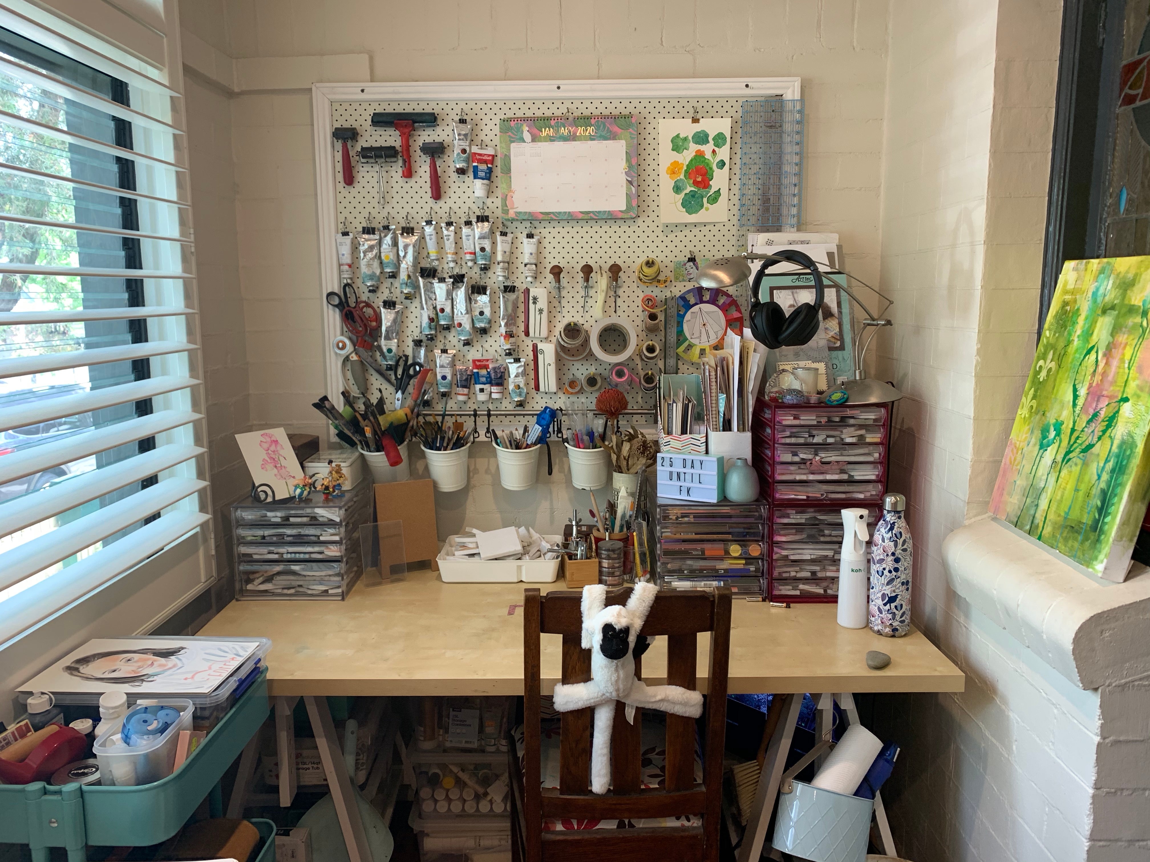 5 things to consider when reorganising your studio! - Little Rowan Redhead