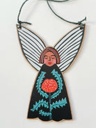 Banksia - Wooden Floral Fairy Ornament - Little Rowan Redhead