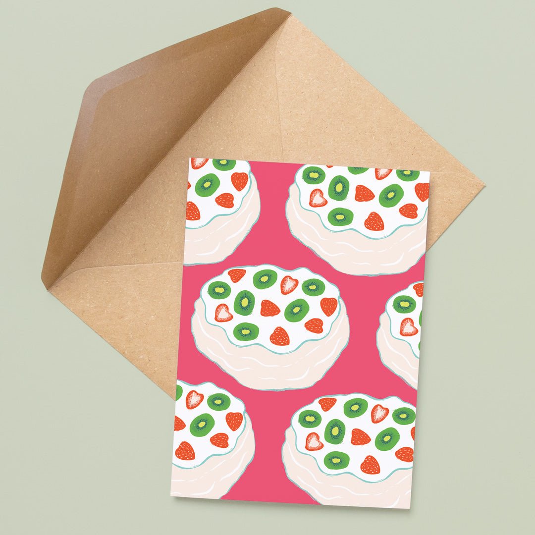 Christmas Pud - A6 Greeting Card (Wholesale) - Little Rowan Redhead