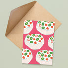 Christmas Pud - A6 Greeting Card (Wholesale) - Little Rowan Redhead