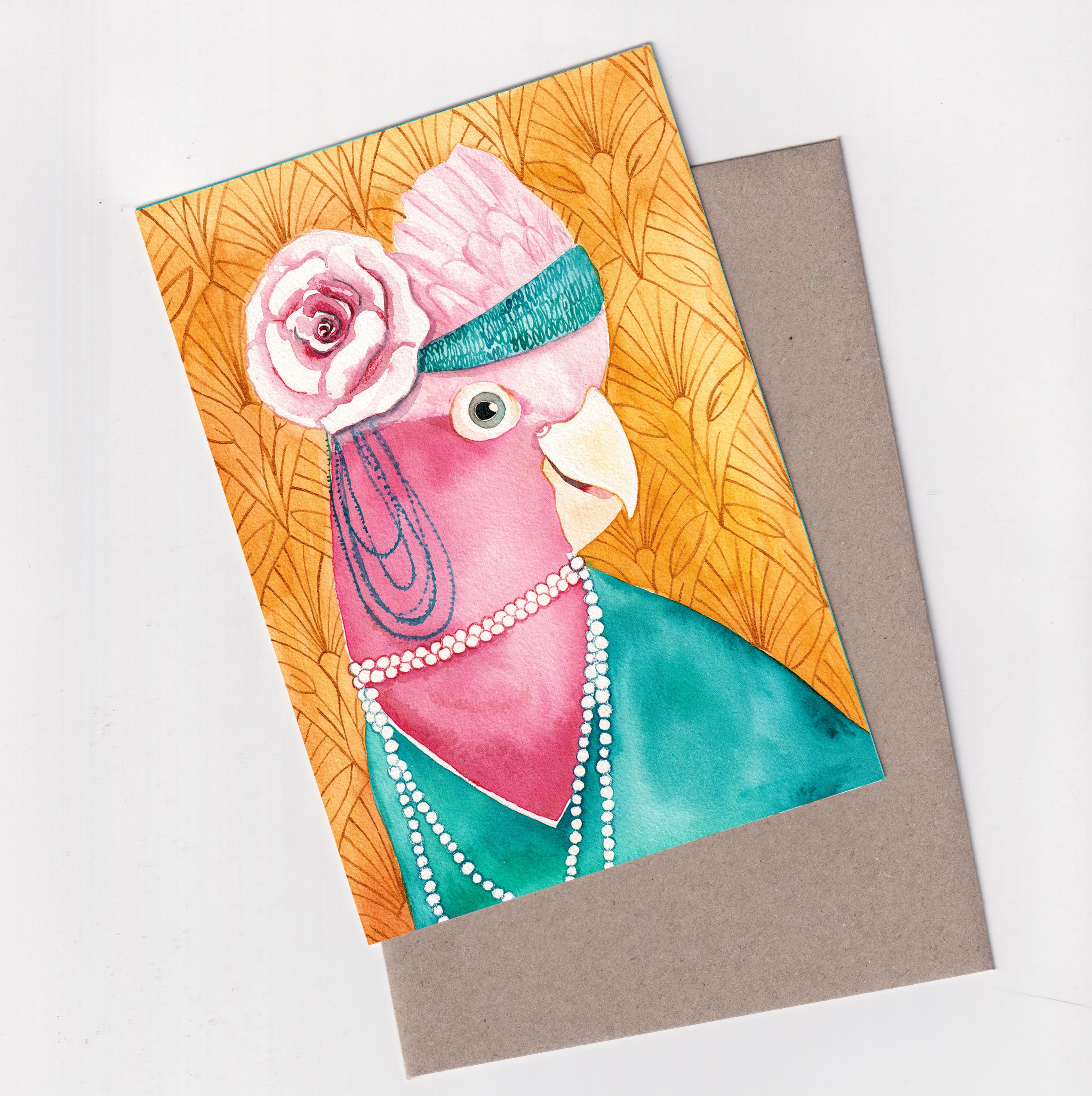 Gabby - A6 Greeting Card - Little Rowan Redhead