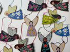 Flannel Flowers - Wooden Floral Fairy Ornament - Little Rowan Redhead