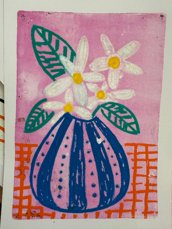 Gelli Print Play Workshop - 21 February 2-4pm