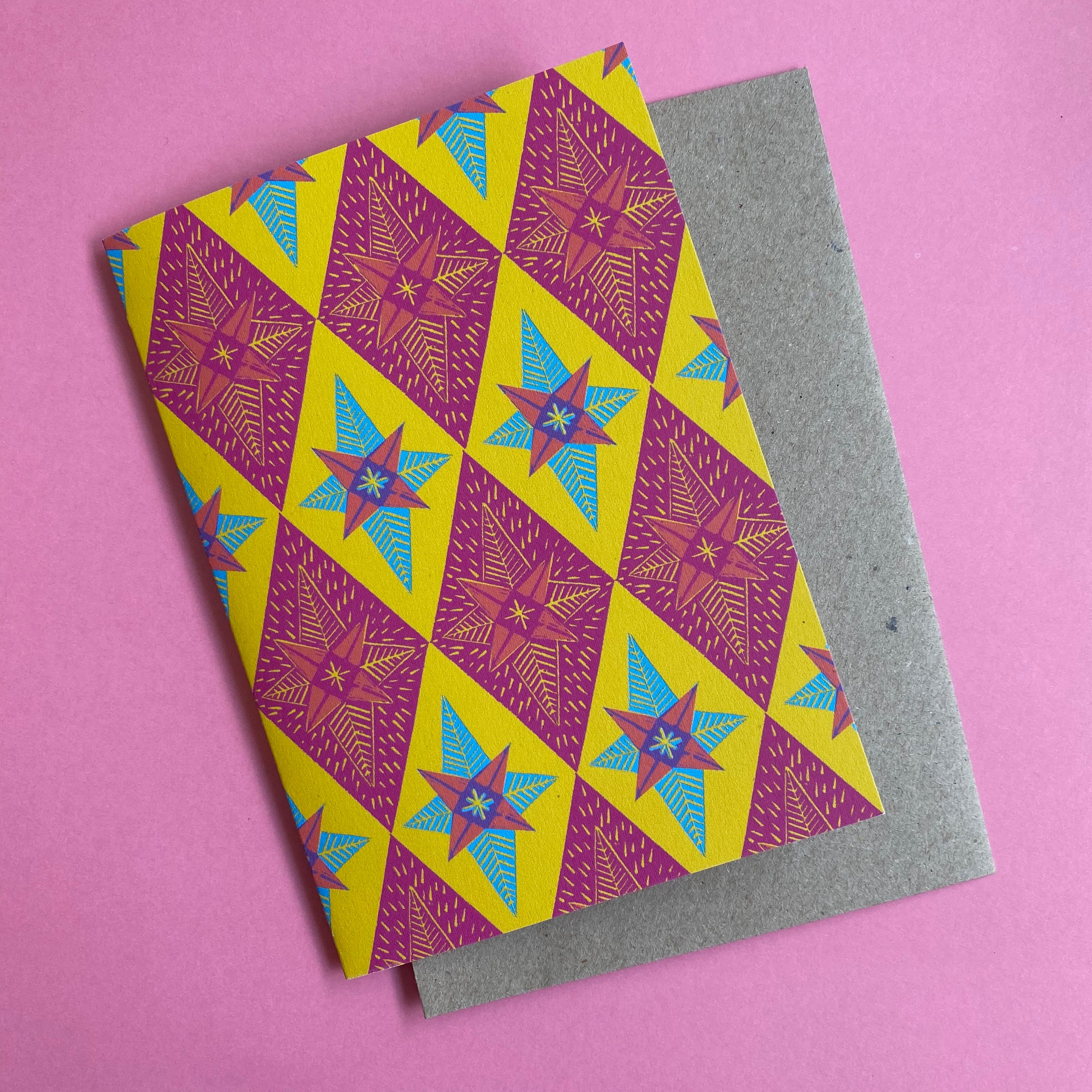 All Lit Up - A6 Greeting Card - Little Rowan Redhead