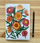 Spring Strawflowers - A5 Notebook - Little Rowan Redhead