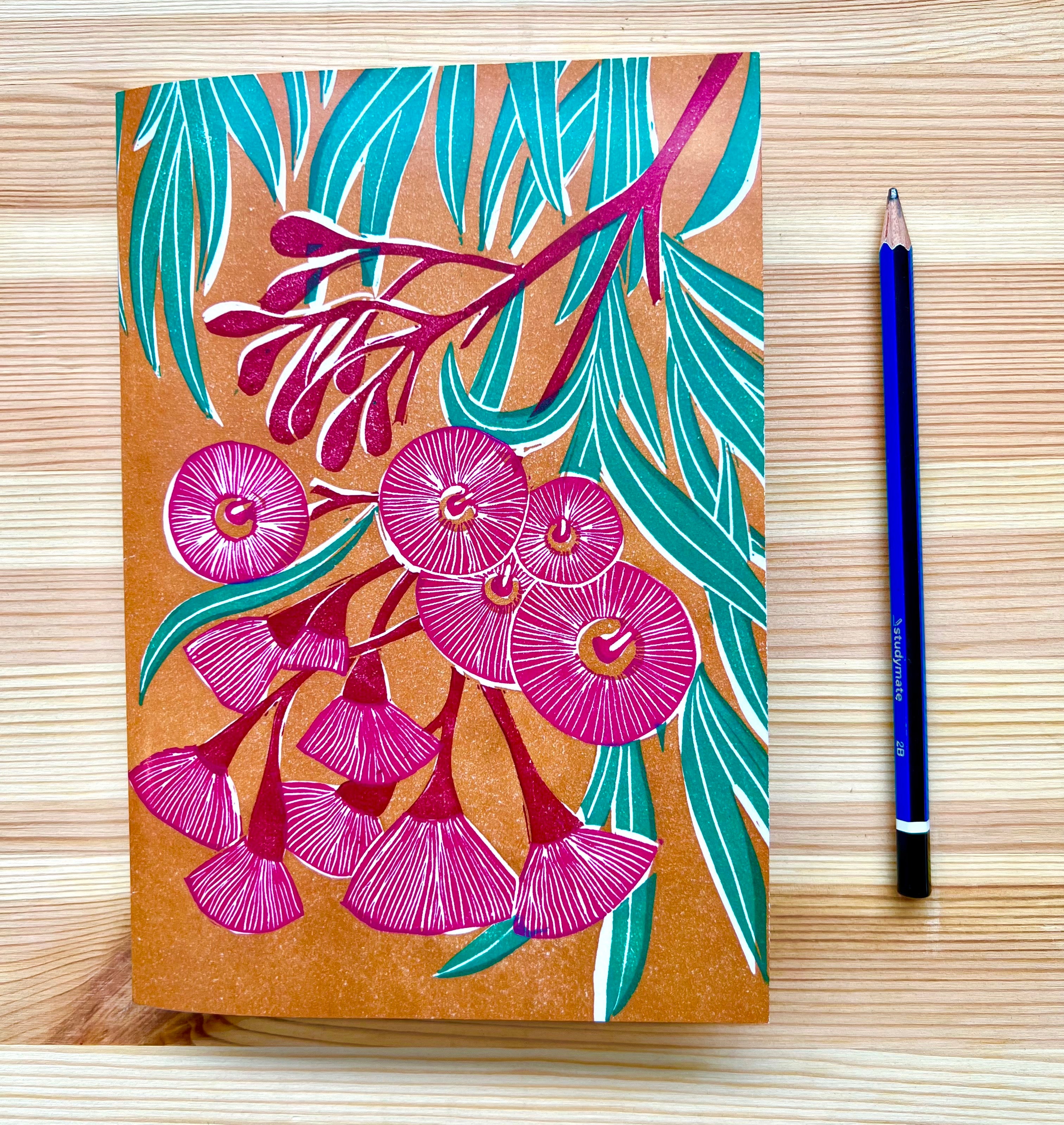 Flourish - A5 Notebook - Little Rowan Redhead