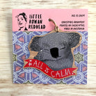 All is Calm - Wooden Christmas Ornament - Little Rowan Redhead
