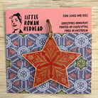 Red Star - Wooden Christmas Ornament - Little Rowan Redhead