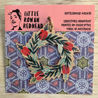 Bottlebrush Wreath - Wooden Christmas Ornament - Little Rowan Redhead