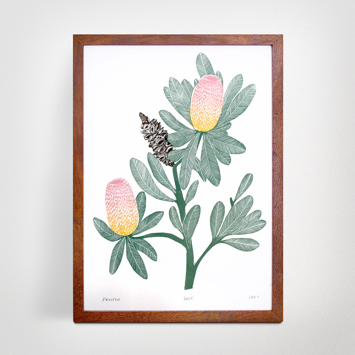 Prosper - Original A3 Linoprint
