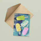 Ice Blocks - A6 Greeting Card - Little Rowan Redhead