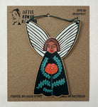 Banksia - Wooden Floral Fairy Ornament - Little Rowan Redhead