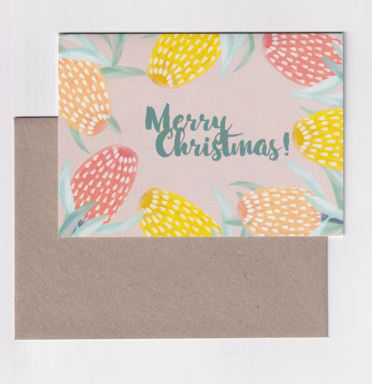 Merry Banksia - A6 Greeting Card