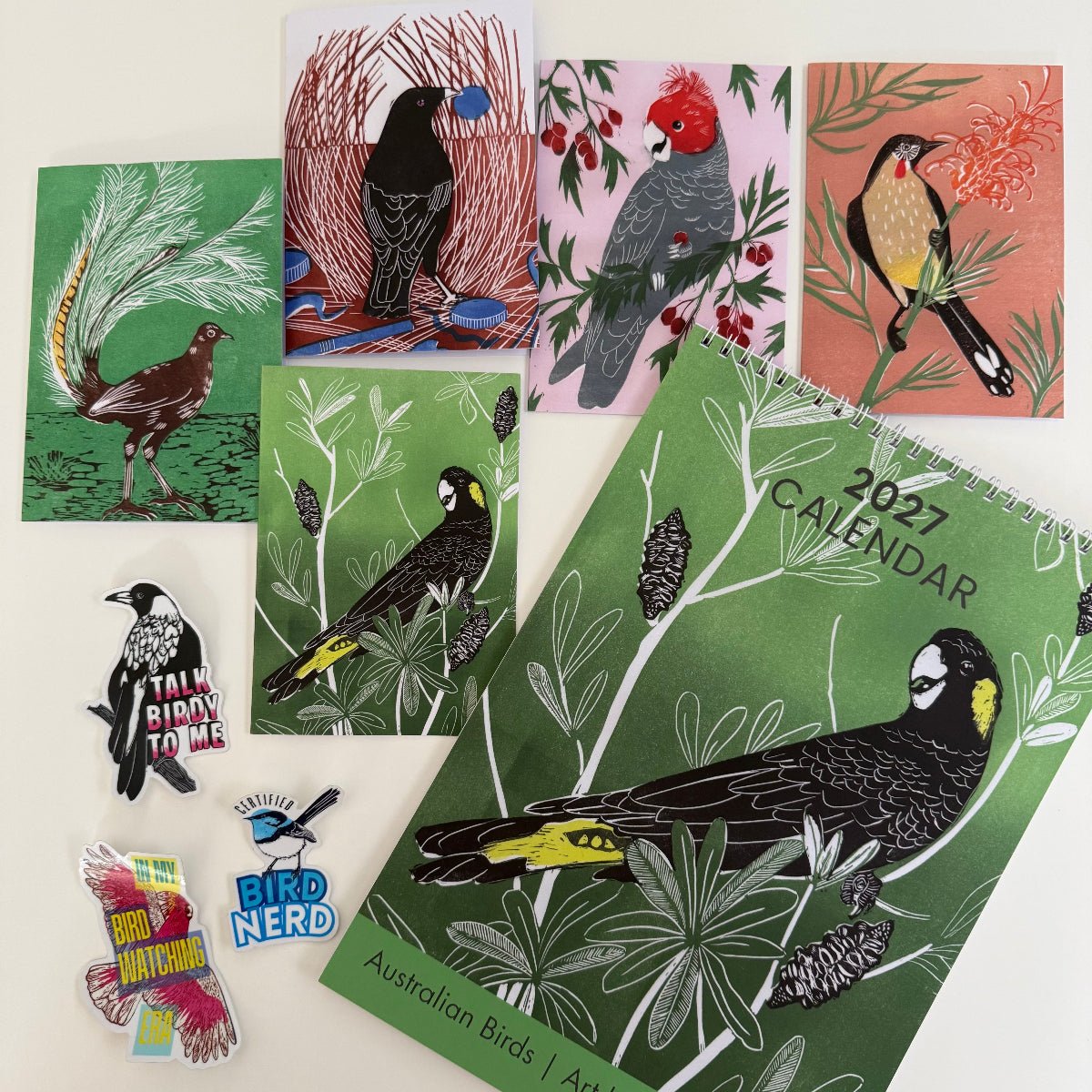 Bird Lover Calendar Bundle - Little Rowan Redhead