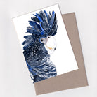 Black Cockatoo - A6 Greeting Card - Little Rowan Redhead