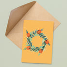 Bottlebrush Wreath - A6 Greeting Card - Little Rowan Redhead