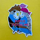 Budgie Smugglers Vinyl Sticker - Little Rowan Redhead