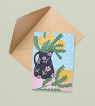 A Bunch of Banksias - A6 Greeting Card - Little Rowan Redhead
