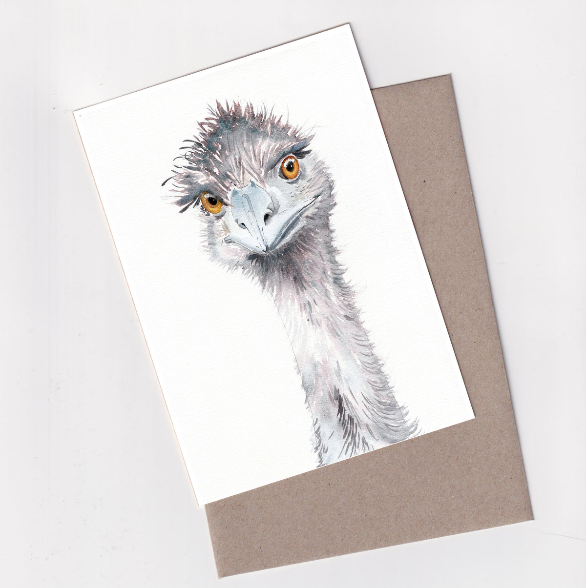 Emu - A6 Greeting Card