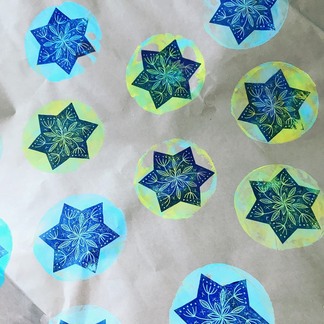 A Vey Merry Block Printed Christmas - 3 Hour Workshop