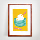 Hokey Pokey - Icecream Original Linoprint - Little Rowan Redhead