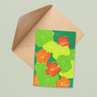Nasturtium - A6 Greeting Card - Little Rowan Redhead