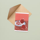 Pomegranate Still Life - A6 Greeting Card - Little Rowan Redhead