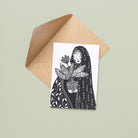 She Plants for Tomorrow - A6 Greeting Card - Little Rowan Redhead