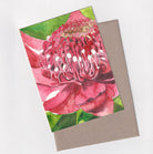 Red Waratah - A6 Greeting Card - Little Rowan Redhead