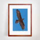 Wedgetailed Eagle - Original Linoprint - Little Rowan Redhead