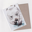 Baby Wombat - A6 Greeting Card - Little Rowan Redhead