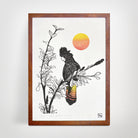 Black Cockatoo, Red Sun - Little Rowan Redhead