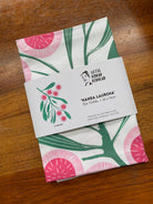 Organic cotton tea towel - Hakea Laurina - Little Rowan Redhead