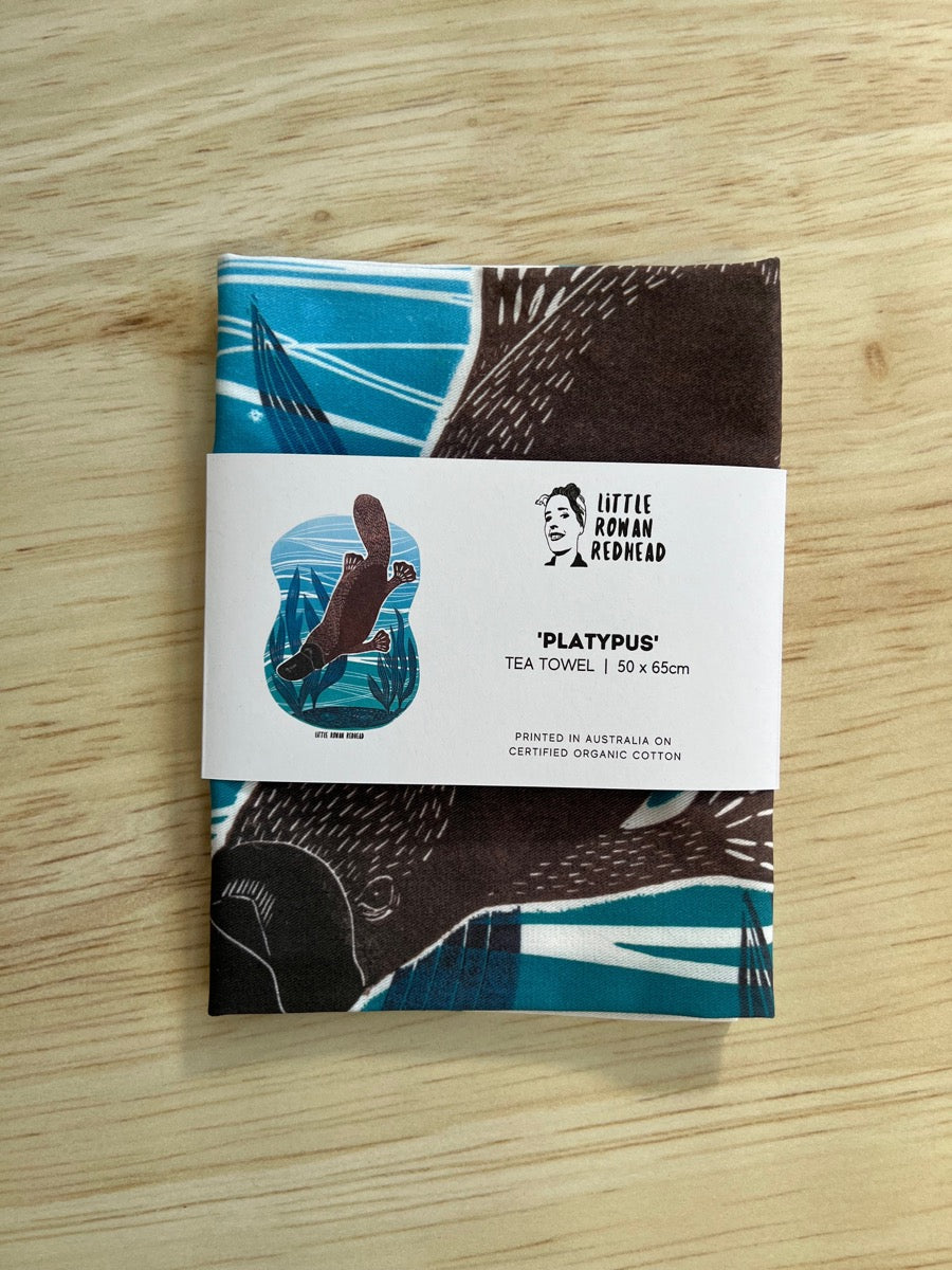 Platypus Tea Towel