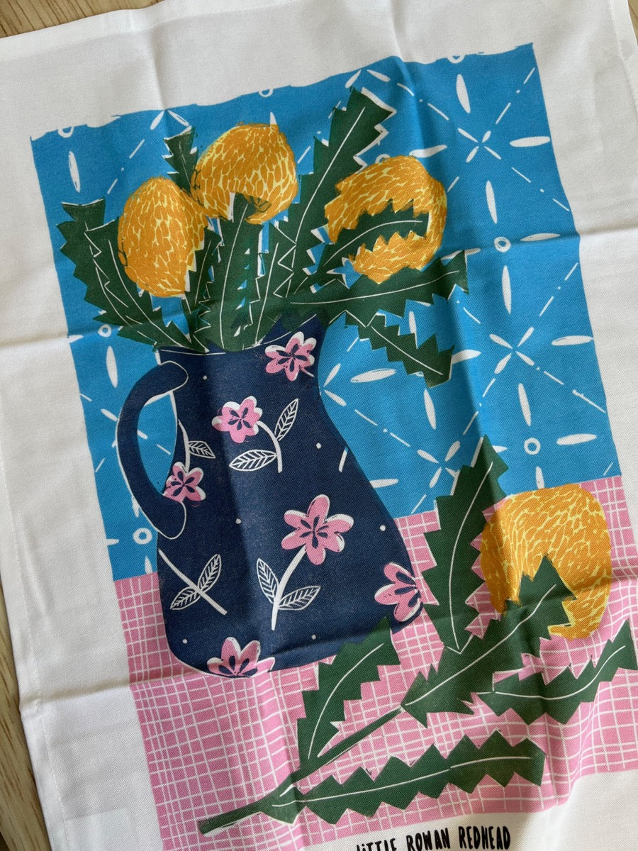 Bunch of Banksia Tea Towel