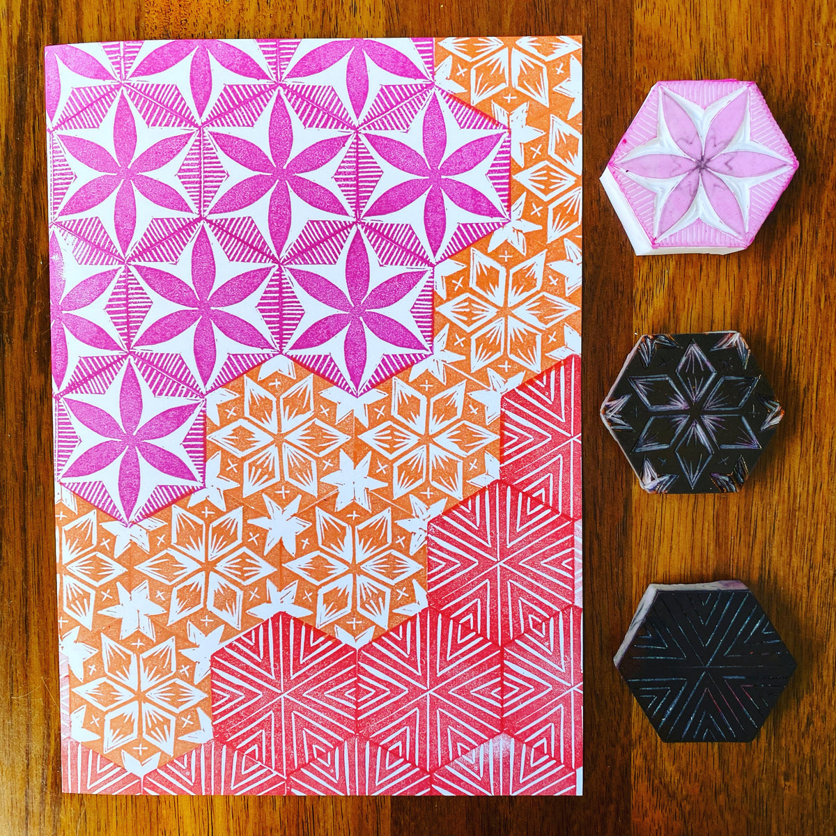 A Block Printed Christmas! December 13 Workshop