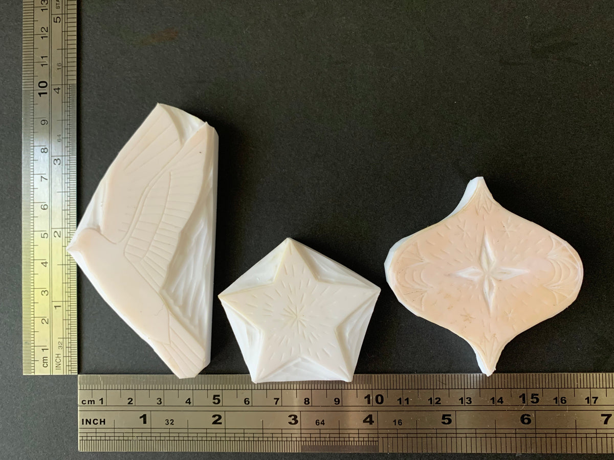 Ornaments - Christmas Handmade Rubber Stamp Set